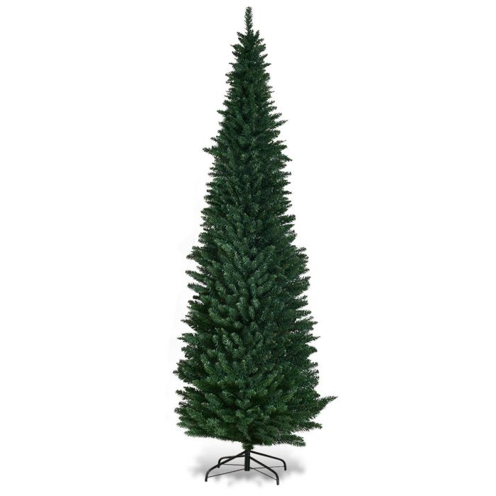 Slim Pencil Christmas Tree with Stand - 8ft