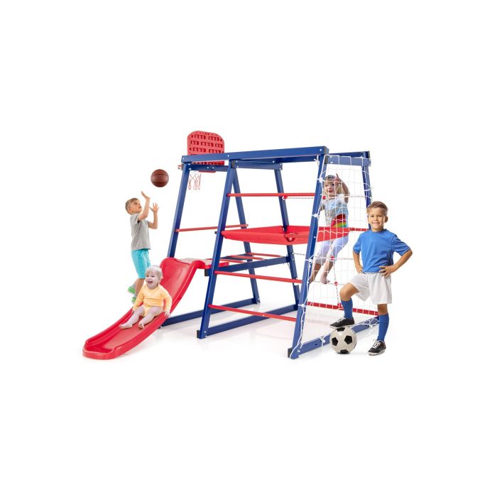 7 In 1 Kids Jungle Gym Set for Toddlers Ages 3-7