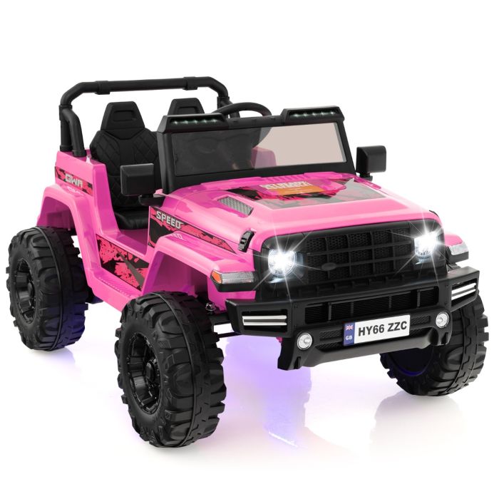 Kids Electric Car - 2Seater Rideon Car - Pink