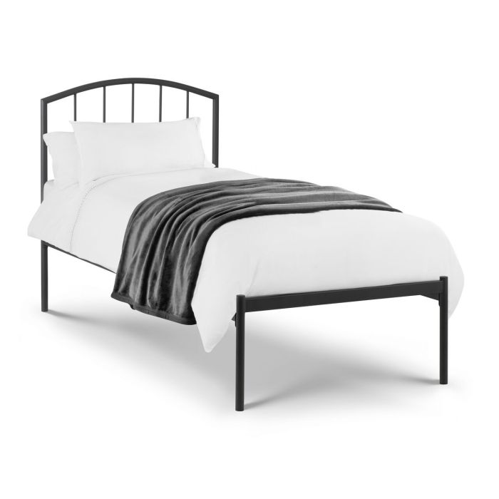 Onyx Anthracite Metal Bed Frame - Single 3ft