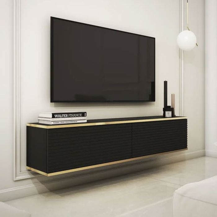 Obsidian Zenyx Floating TV Cabinet - Black