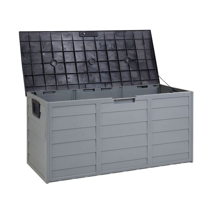 Storage Box LOCARNO 112 cm 50 cm Grey