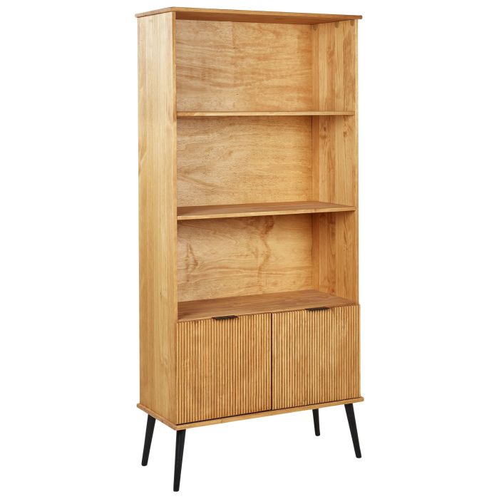 Bookcase TIMMINS Wood 190 cm Brown
