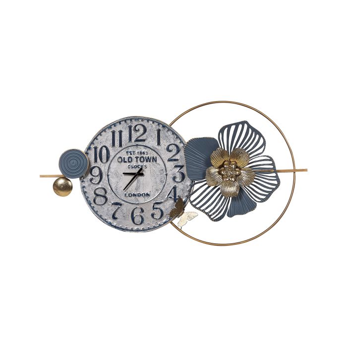 Wall Clock BERKERIUM 90 cm Metal Blue