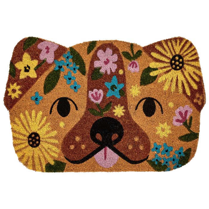 PENZWELL Dog Coir Doormat - Multicolour