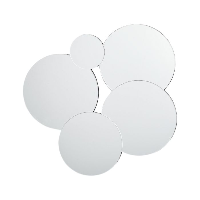 Wall Mirror CLAIS 82 cm 80 cm Silver