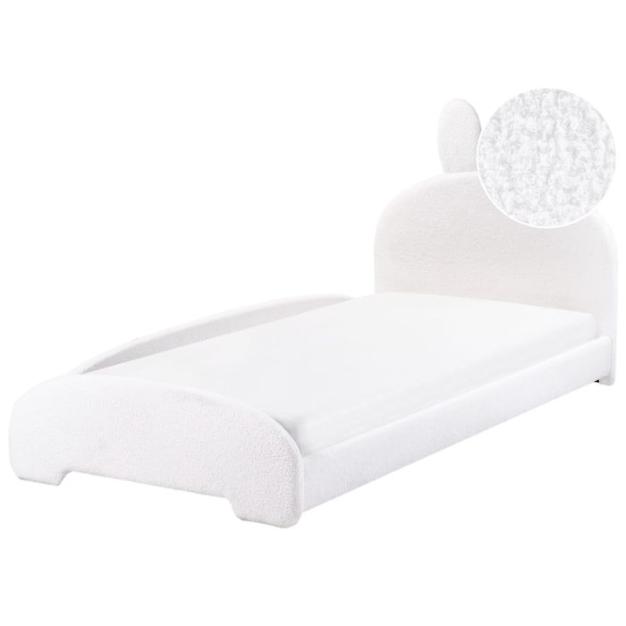 PERRA Boucle EU Single Bedframe Off-White