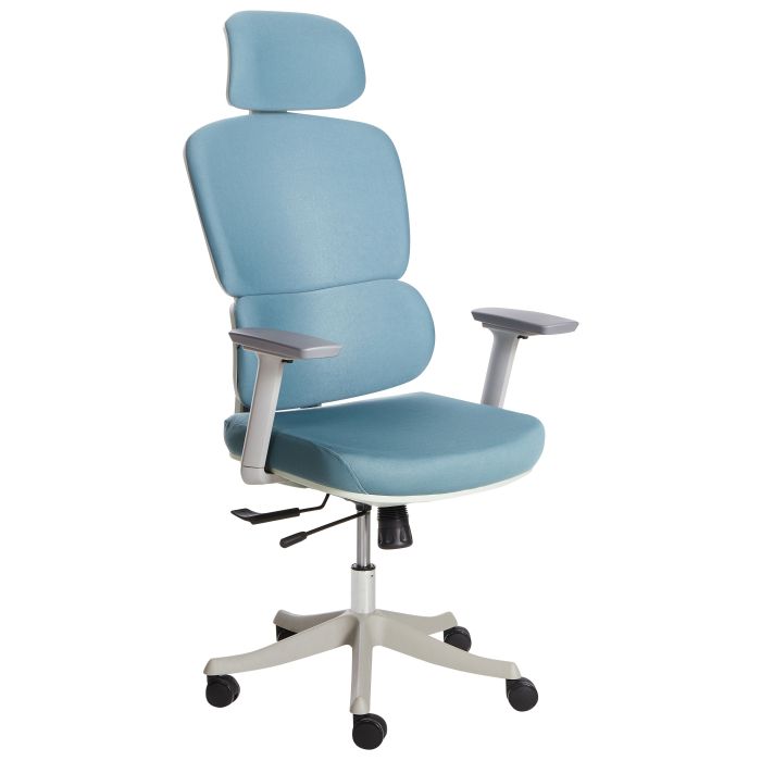 VISNOUCT Office Chair Swivel Fabric Blue