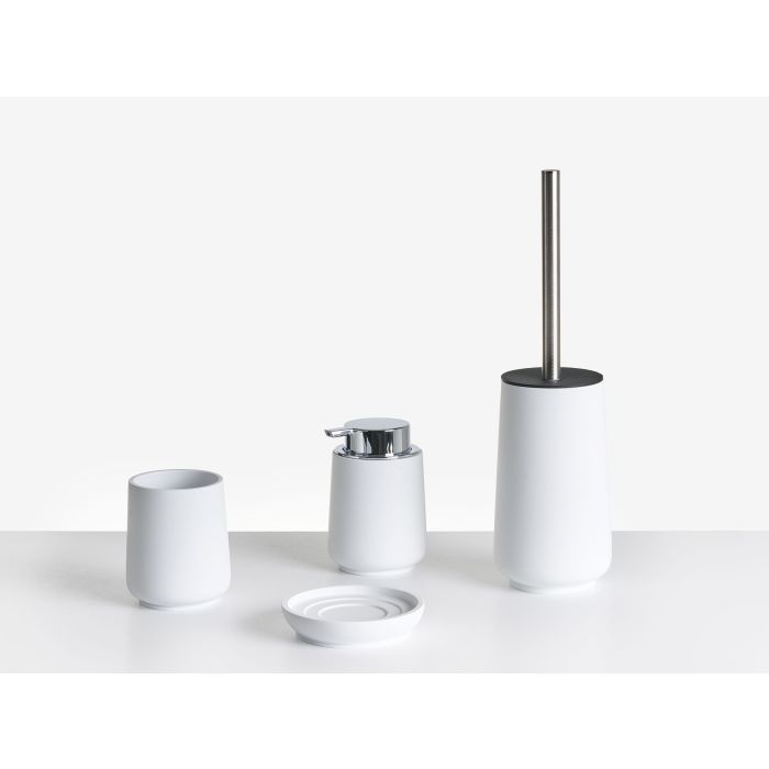 WYLCOMBE 4-Piece Bathroom Accessories Set - White