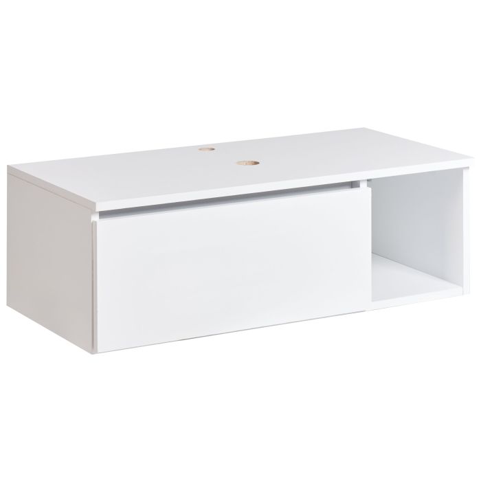 RUPANOC Wall Mounted Washbasin Cabinet 80 cm White