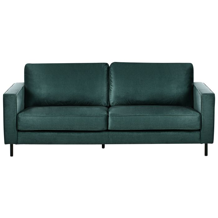 3 Seater Velvet Sofa Green SAVALEN