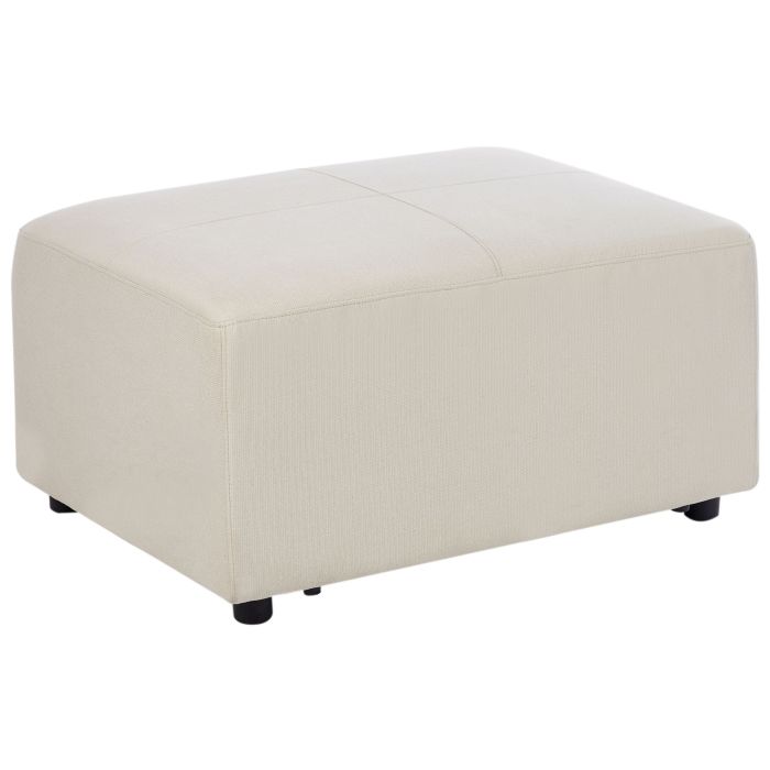 Ottoman KOHLO Fabric Light Beige