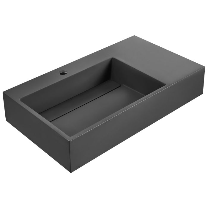 CCSUO Wall Hung Basin 750 x 430 mm Black