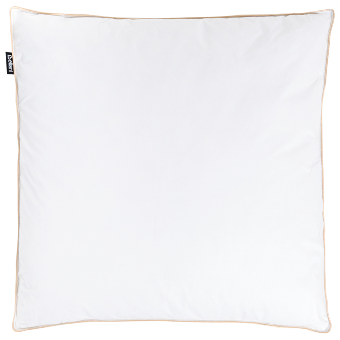 ETNARIS 3-Chamber Bed Pillow Low Duck Feathers and Down 80 x 80 cm White