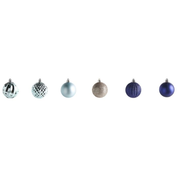 PIELINORA Set of 96 Christmas Baubles Hanging Ornament Decoration - Blue