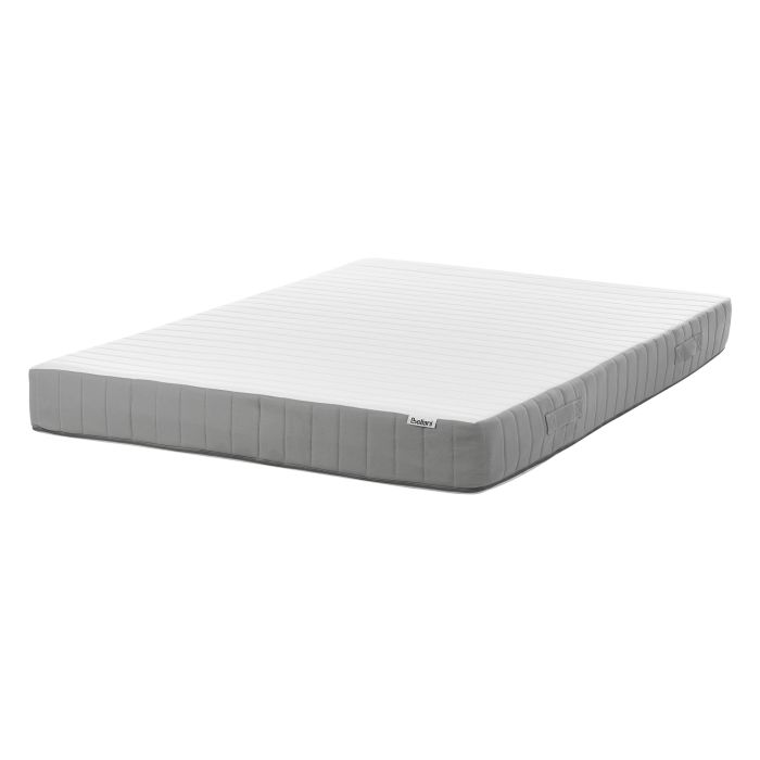 FUSHY Memory Foam Pocket Spring Mattress Medium 140 x 200cm EU Double - White with Grey