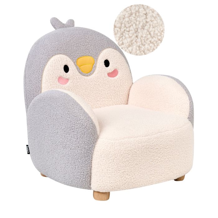 HOLSTEBRO Kids Boucle Armchair Penguin Grey