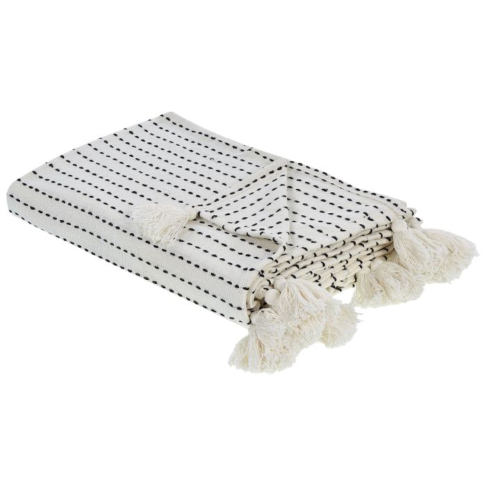 Bedspread MODAR Cotton 150 x 200 cm Off-White