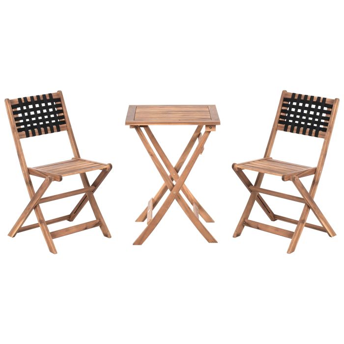 YORKMERE Garden Bistro Set - Brown
