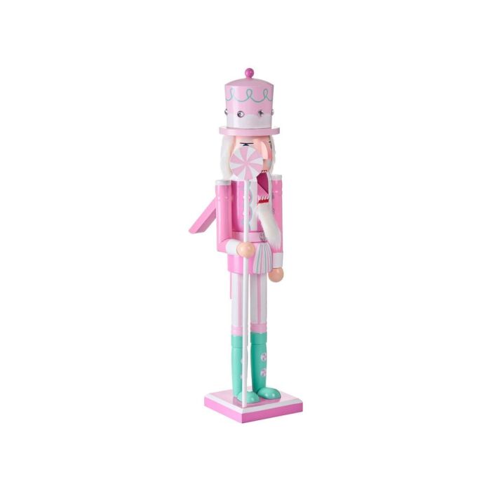 DALALVIA Nutcracker Christmas Decoration Pine Wood Figurine 90cm - Red