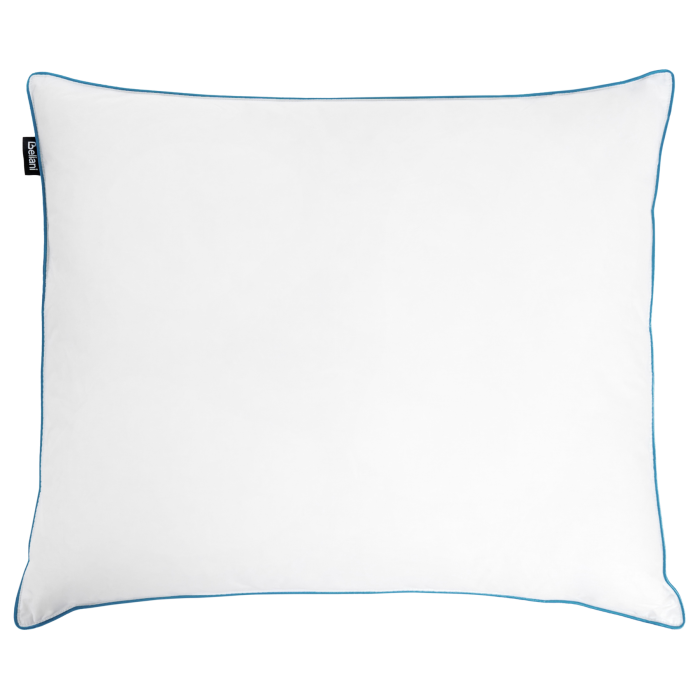 ANETORA Bed Pillow Low Duck Feathers and Down 50 x 60 cm White