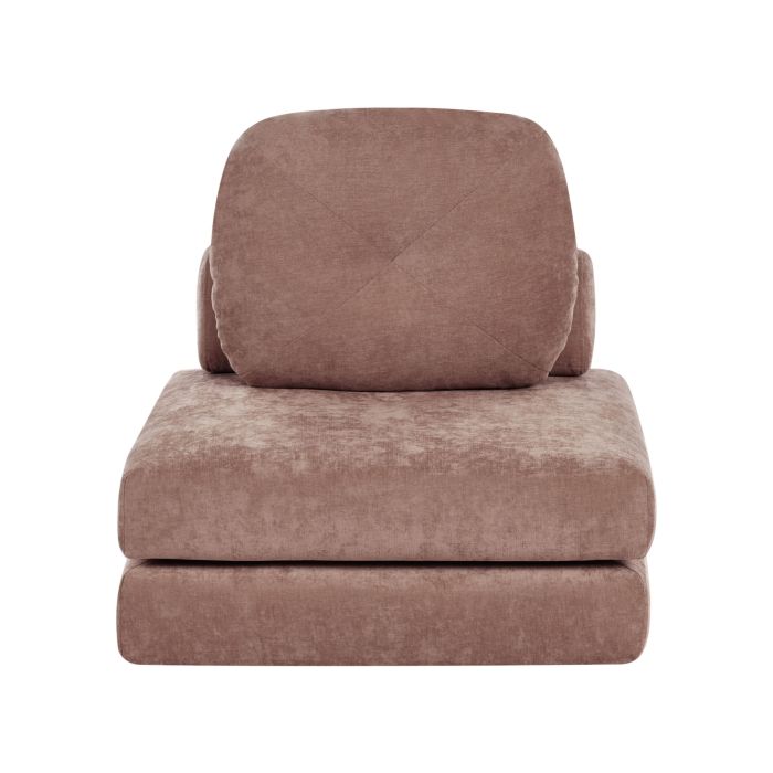 Single Sofabed - ODEN Fabric Brown
