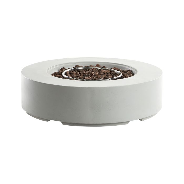Fire Pit Light Grey PACAYA