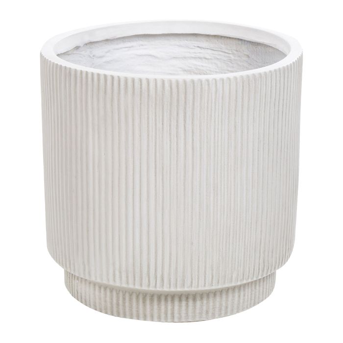 Plant Pot DARIA Ceramic 37 cm Off-White