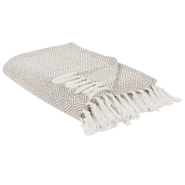 Bedspread TOUTLI Cotton 220 x 240 cm Taupe