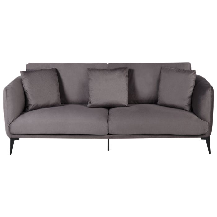 3 Seater Sofa - SODUM Velvet Sofa Taupe