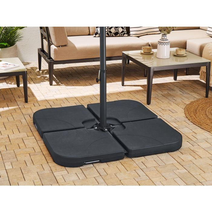 MAJARO Parasol Base Square - Black