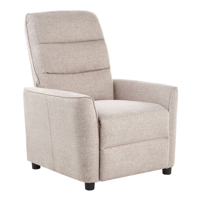 Recliner Chair SANDE Fabric Taupe