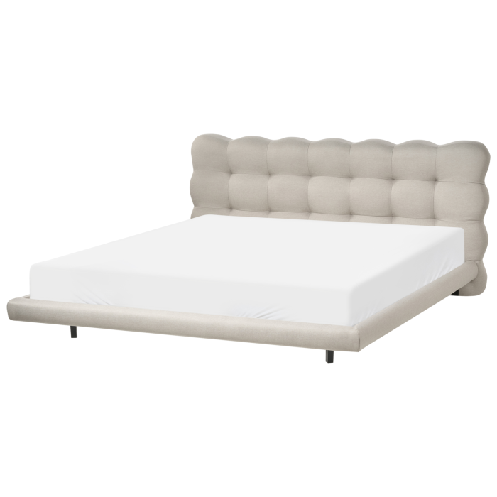 BRAYN Super Kingsize Fabric Bedframe - Beige
