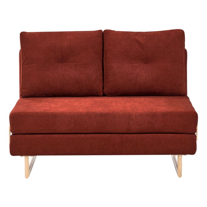 COMDEN Fabric 2 Seater Sofabed - Red