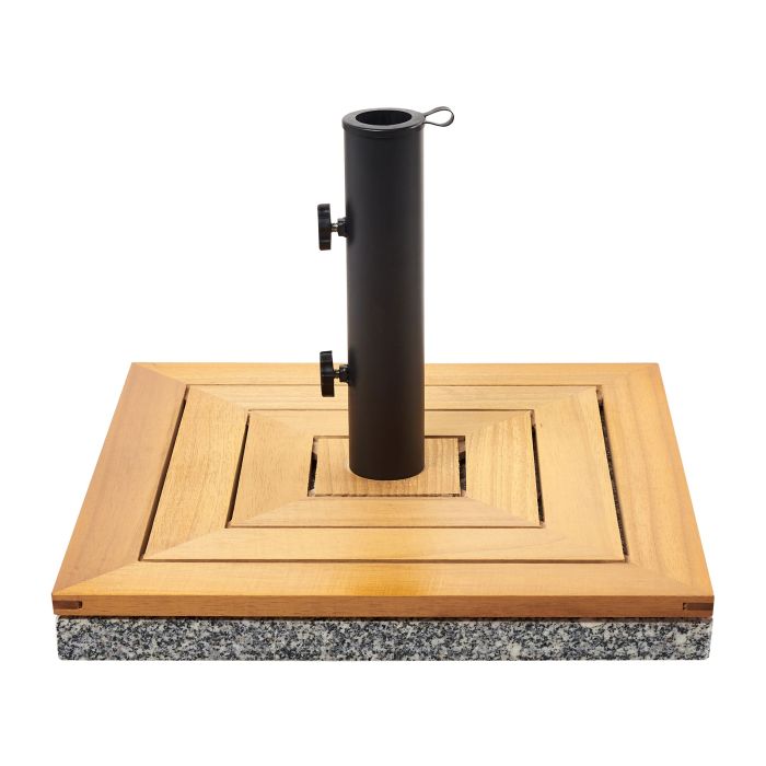 KOLDING Parasol Base Brown Square 21 kg