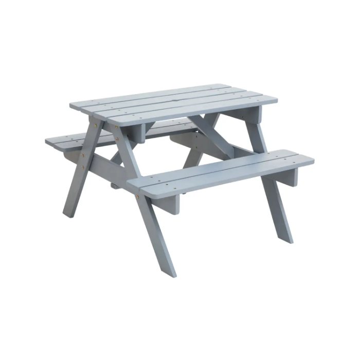 ROHEI Kids Picnic Bench - Grey