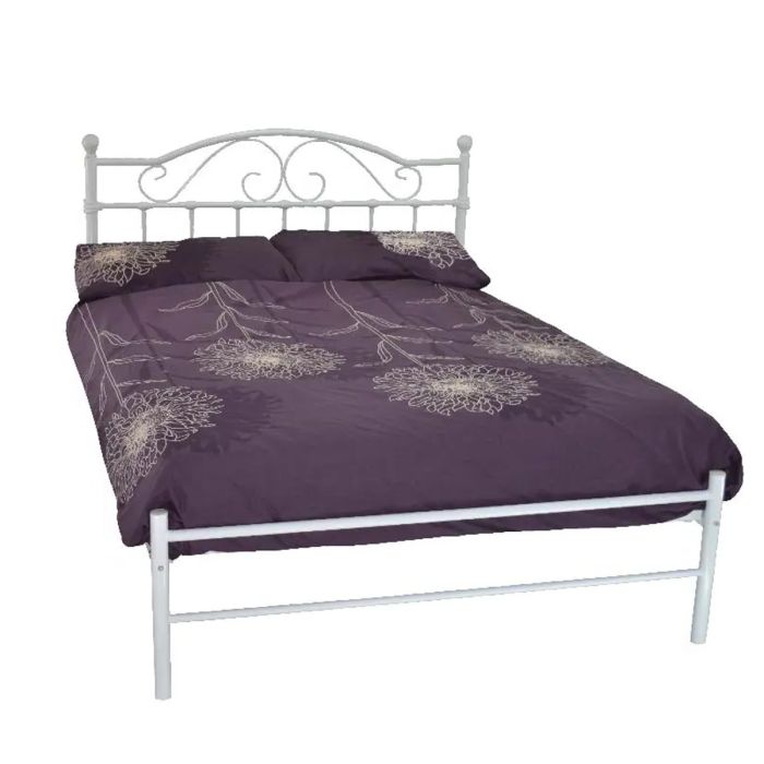 Sussex Classic Metal Bed Frame - 3ft Single - White