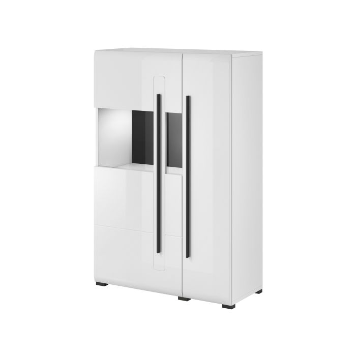 Oklahoma 42 Display Sideboard Cabinet - White Gloss