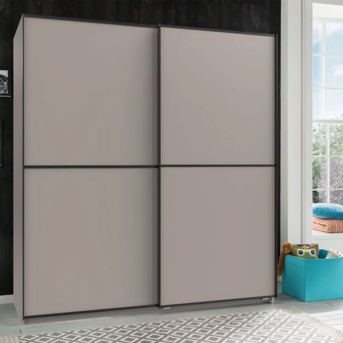 URBAN 2 Door Sliding Wardrobe Grey - 180cm