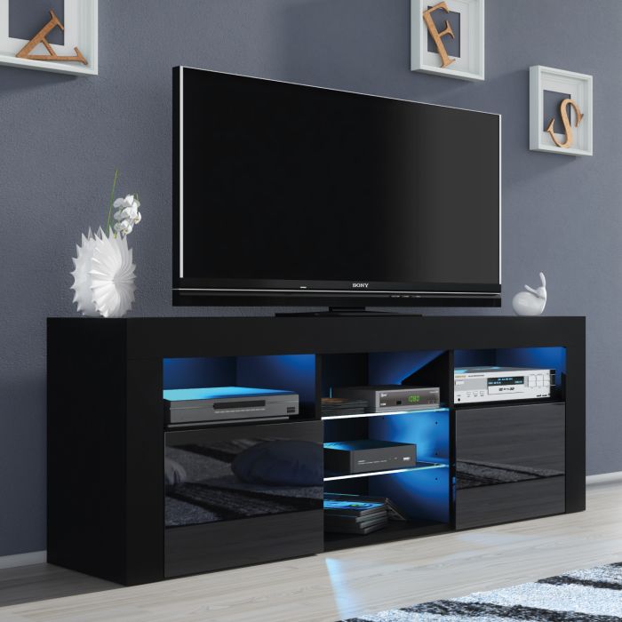 FJORD TV Unit 145cm - Black