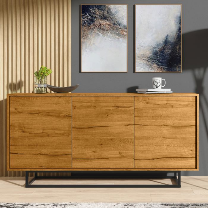 LLEIDA Sideboard 160cm - Dark Oak