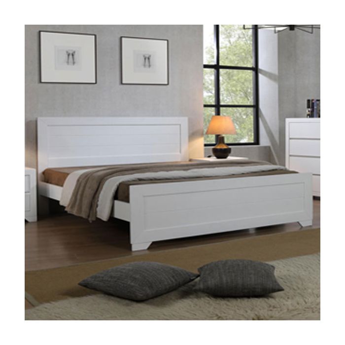 Rosamund 5ft King Size Bed - White