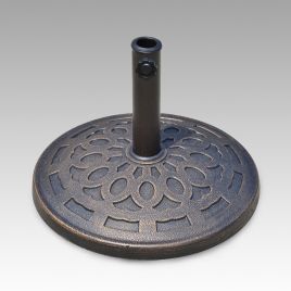 14kg Round Bronze Patterned Umbrella Base Stand