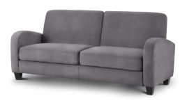 Vivo Dusk Grey Fabric 3-Seat Sofa