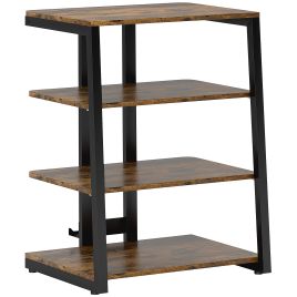 HERON HiFi Stand Rustic Brown