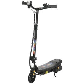 Foldable Electric Scooter with LED Headlight - Black