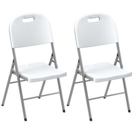 SUNVISTA Set of Two Foldable Outdoor Chairs - White