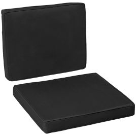 2 Pcs Cushion Set - Black