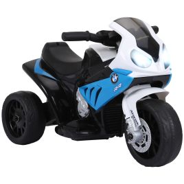 Scott 6V BMW S1000RR Kids Electric Motorbike with Headlight Music - Blue