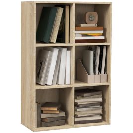 Scott Six-Cube Bookcase - Oak Wood Effect